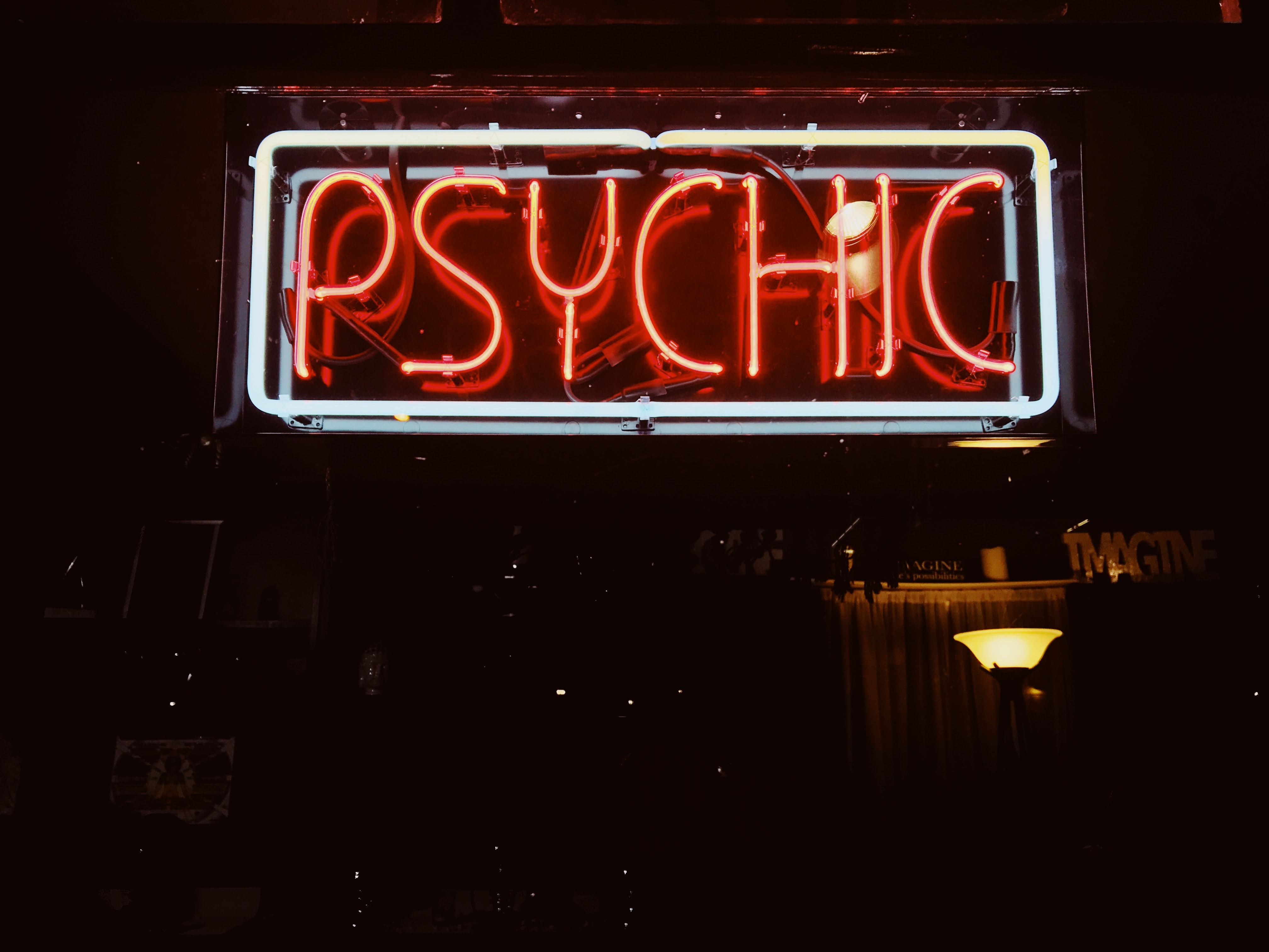 psychic neon sign